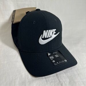 Nike Swoosh Flex Hat Rise Cap Black M/L Dad Hat Golf Cap Brand New Just Do It